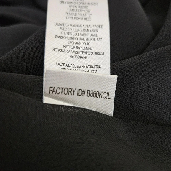 BCBGeneration Fit Flare Dress Black Pleated Sleeveless Sweatheart ALine Sundress - Picture 10 of 10